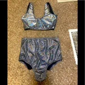 Holographic Rave Outfit